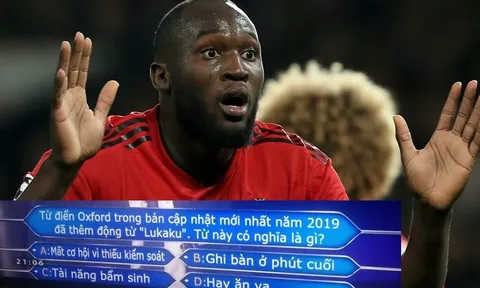 SỐC! Lukaku bất ngờ được hỏi trong "Ai Là Triệu Phú" với ý nghĩa khó tin