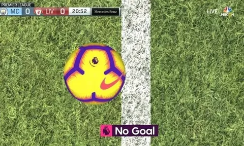 Giấc mơ vô địch của Liverpool bị gián đoạn bởi những khoảng cách vài milimet