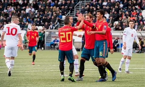 De Gea mất suất bắt chính, Tây Ban Nha nhẹ nhàng hạ gục Quần đảo Fa-rô