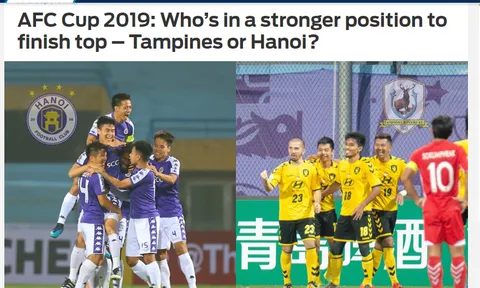 Báo châu Á: Cơ hội nào cho CLB Hà Nội giành ngôi đầu bảng ở AFC Cup 2019?