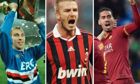 10 ngôi sao người Anh nổi bật nhất từng "du học" tại Serie A