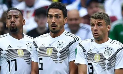 CHÍNH THỨC: Hummels, Boateng, Muller bị gạch tên khỏi tuyển Đức
