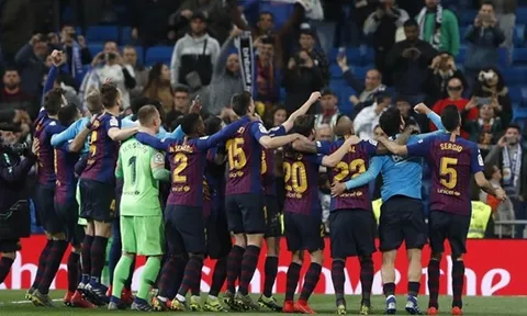 Không được nhận Cúp, Barca vẫn sẽ ăn mừng chiến thắng