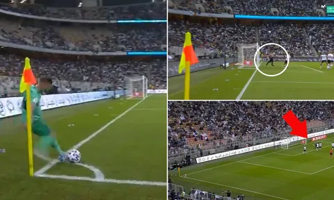 Làm điều không tưởng, Kroos biến thủ môn Valencia thành nạn nhân của siêu phẩm