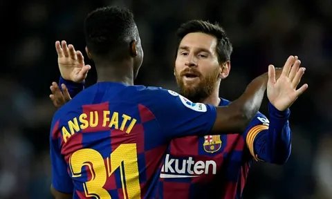 Lập cú đúp, thần đồng Barca nói một điều về Messi khiến fan "phát cuồng"