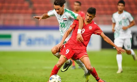 Để thủng lưới phút bù giờ, U23 Bahrain đánh mất cơ hội tạo địa chấn trước Iraq