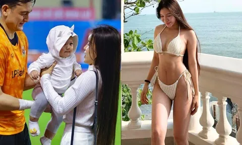 Cô giáo hot girl ở TP.HCM được chàng cầu thủ đội tuyển Việt Nam hỏi cưới, đẻ xong mê diện bikini khoe body đẹp siêu thực
