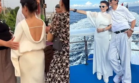 Sao Việt 24h: Mẹ Hồ Ngọc Hà diện váy khoe trọn lưng trần bên chồng lai Pháp, tuổi U70 vẫn săn chắc đáng ngưỡng mộ