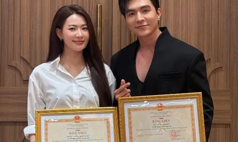 Cặp "Thiếu tá - Trung tá" trên VTV vừa nhận Bằng khen của Bộ trưởng Bộ Quốc phòng: Có tướng phu thê, khán giả "đẩy thuyền"