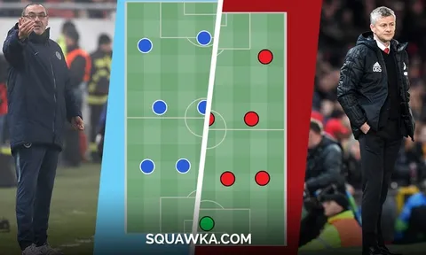 Sarri và Solskjaer sẽ có điều chỉnh gì trong đội hình xuất phát?