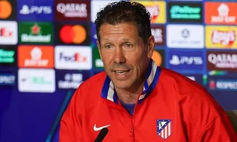 Simeone khẳng định Atletico không áp lực trước Arsenal