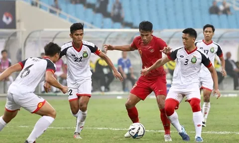 Thủ môn nhận thẻ đỏ, U23 Indoneisa vất vả đánh bại Bruinei