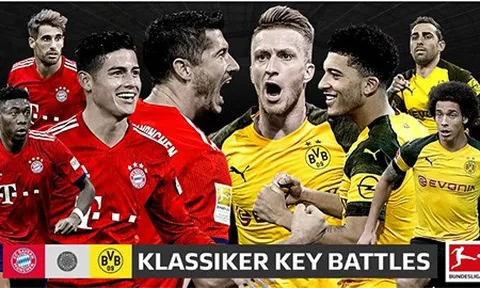 23h30 ngày 06/04, Bayern Munich vs Dortmund: Bây giờ hoặc không bao giờ