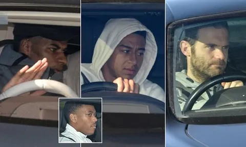 3/5 cầu thủ chấn thương trận Liverpool + Martial trở lại sân tập Man Utd