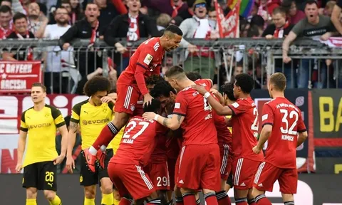 Tổng hợp vòng 28 Bundesliga: "Hùm xám" vươn nanh, top 4 không đổi chủ