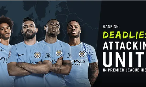 4 bộ tứ tấn công ấn tượng nhất lịch sử Premier League