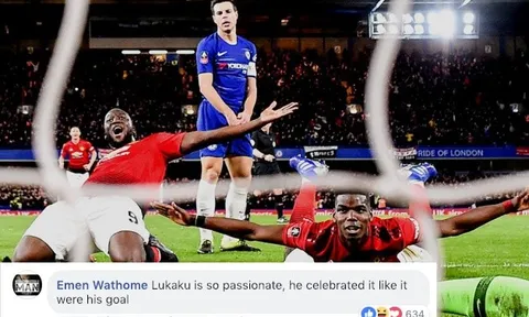 'Lukaku quá mãnh liệt, anh ta ăn mừng như thể ghi bàn vào lưới Chelsea vậy'
