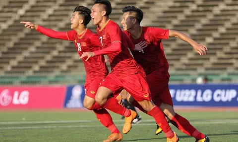 Chùm ảnh: U22 Việt Nam nhọc nhằn ngược dòng 2-1 trước Philippines