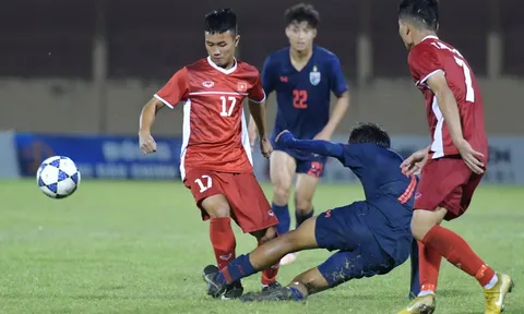 "Tiểu Công Phượng" bị khóa chặt, U19 Việt Nam để U19 Thái Lan cầm hòa