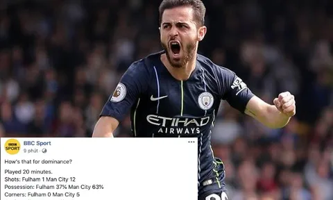 Man City đã dạy cho đối thủ thế nào là sự thống trị!