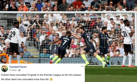 Man City giúp Fulham "vô đối" Châu Âu về thống kê... thủng lưới