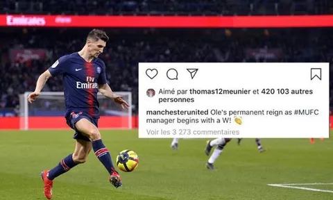 Chúc mừng chiến thắng của Man Utd, sao PSG nếm trọn 'gạch đá'