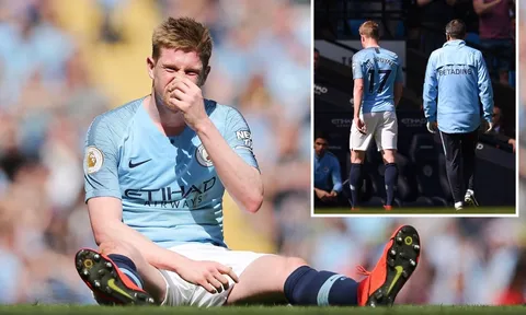 Chấn thương của Kevin de Bruyne "nặng" cỡ nào?