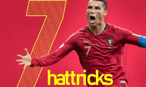Sốc nặng với kỷ lục hattrick của Ronaldo trên tuyển Bồ Đào Nha