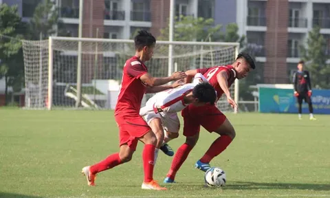 U23 Việt Nam cầm hòa Viettel trong thời tiết nắng nóng
