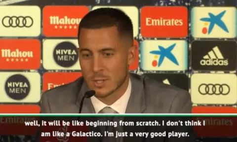 'Tôi không giống 1 Galactico, tôi chỉ là 1 cầu thủ rất tốt'