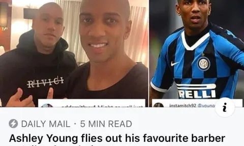 Cắt như không cắt, Ashley Young gây sốt với kiểu đầu "mới toanh"