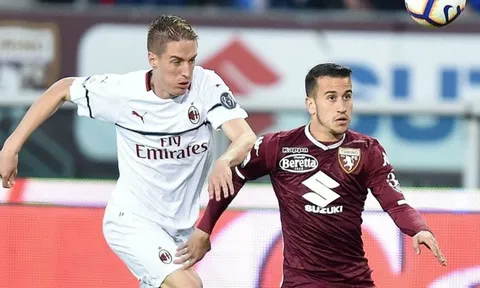 AC Milan tiếp tục gặp họa sau thất bại trước Torino