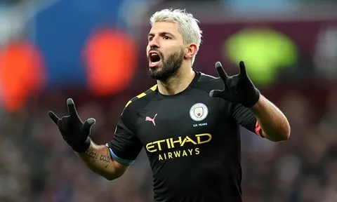 Aguero lập hat-trick, Man City hủy diệt Aston Villa bằng một set tennis