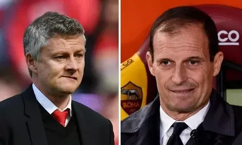 Allegri đang học tiếng Anh và chờ Man Utd