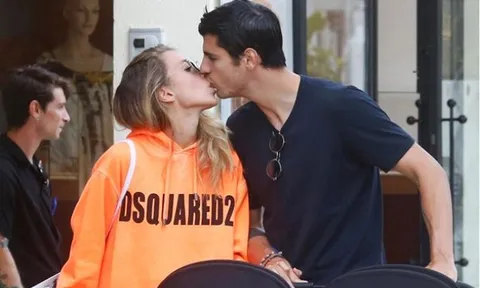Alvaro Morata và vợ dạo phố sau vụ nhà bị trộm