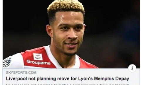 Depay thông báo ra đi, Liverpool làm điều bất ngờ!