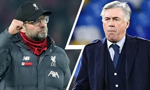 Tại sao trận Liverpool - Everton khởi tranh lúc 23 giờ... 1 phút?