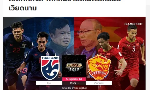 Báo Thái: "11 năm ĐT Việt Nam chưa thắng trên đất Thái, và lần này ..."