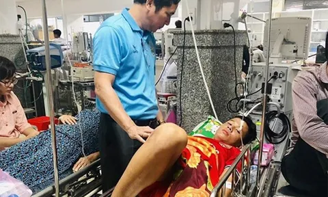 Thoát nuốt lưỡi, Thiện Đức bị lõm thái dương, theo dõi dư chấn vùng sọ não