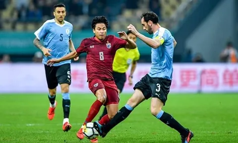 Bị Uruguay "giã nát" 4-0, HLV Thái Lan vẫn sung sướng vì 1 điều