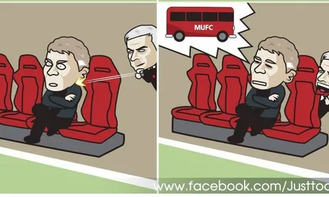Biếm họa: 'Xe buýt Mourinho' ám ảnh Solskjaer; Việt Nam đấm người Thái 'bầm dập'