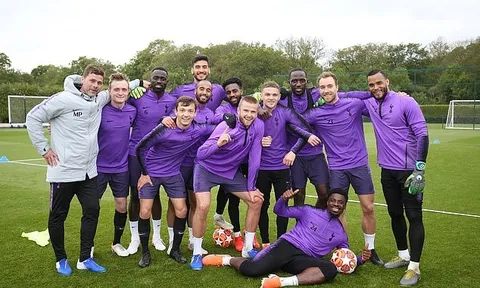 Biểu cảm của cầu thủ Tottenham trước trận chung kết Champions League