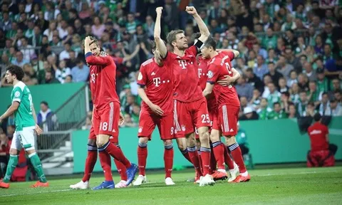 Bremen 2 - 3 Bayern: "Hùm xám" hẹn Leipzig ở chung kết cúp quốc gia