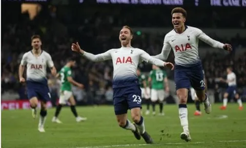 Nã "rocket" từ xa, Eriksen giúp Tottenham giành lợi thế cho cuộc đua Top 4