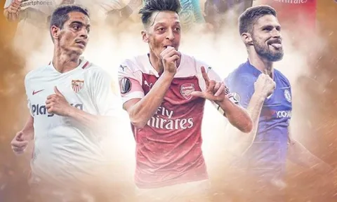 Chelsea, Arsenal, Sevilla... đội nào vô địch Europa League theo NHM?
