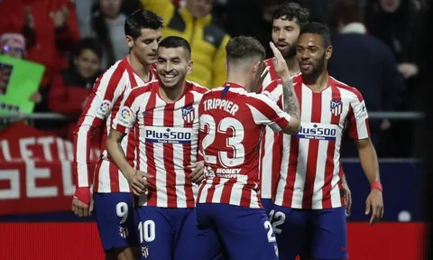 Chỉ với 4 phút "điên rồ", Atletico vượt qua Levante đầy kịch tính
