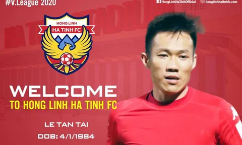 CHÍNH THỨC: Lão tướng Lê Tấn Tài gia nhập tân binh V-League 2020