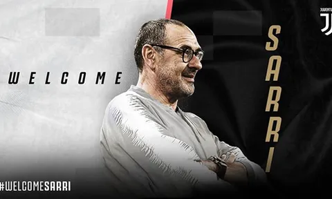 CHÍNH THỨC: Maurizio Sarri trở thành HLV trưởng Juventus