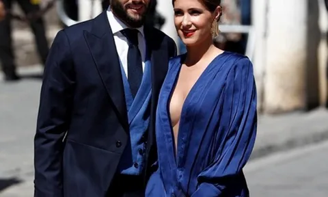 Vợ Nacho 'thả rông' trong lễ cưới Sergio Ramos