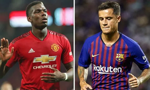 Chuyển nhượng 26/03: M.U chốt tân binh, Pogba đổi chỗ Coutinho; Real giật bom tấn đắt kỷ lục